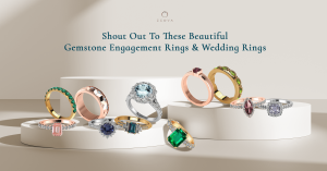 Shout out to these ZCOVA Gemstone engagement rings and Wedding Bands