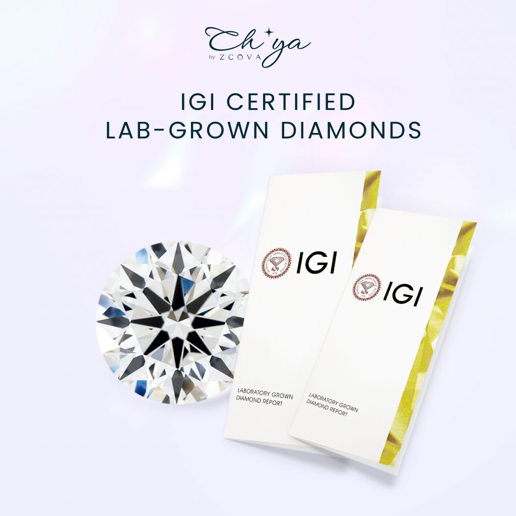 IGI certified Lab-grown diamond