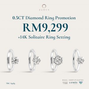 0.5CT Diamond Engagement Ring in Malaysia