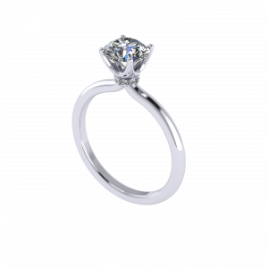 Lia 4 Prong Solitaire Engagement Ring