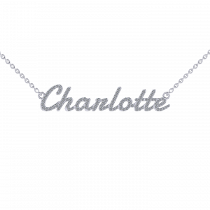 Pave Name Necklace