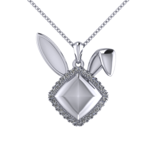 ZCOVA Jasmine Rabbit Diamond Necklace