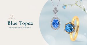 Blue Topaz Pendant and Blue Topaz Ring