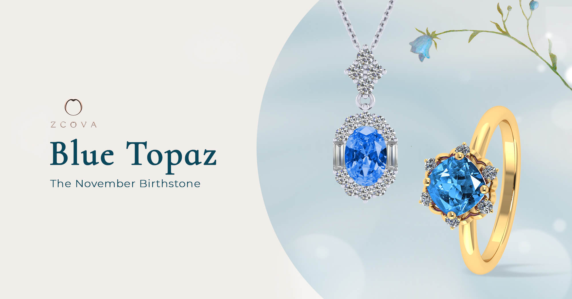 Blue topaz deals birthstone